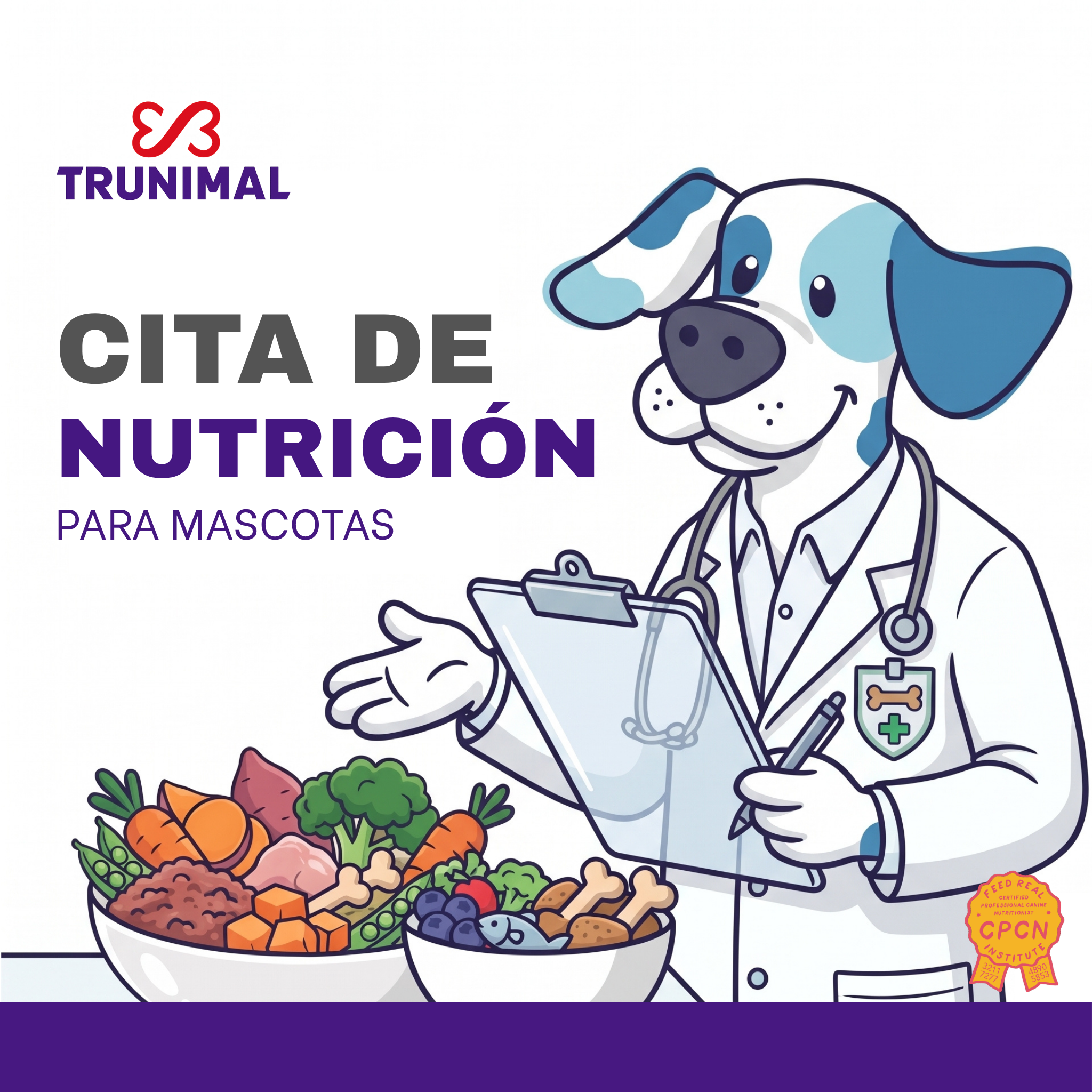 Cita de Nutrición con Especialista Trunimal